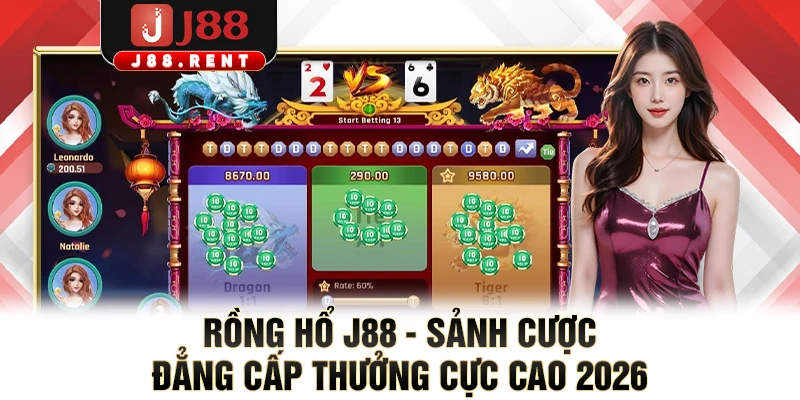 Rồng Hổ J88 - Sảnh Cược Đẳng Cấp Thưởng Cực Cao 2026